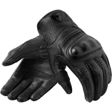 Rev'it MONSTER 3 Black Leather Motorcycle мотоперчатки