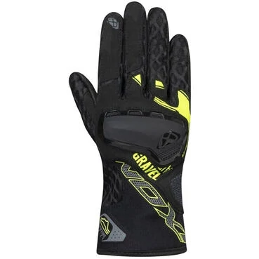 Ixon GRAVEL AIR Summer Motorcycle мотоперчатки Black Yellow Live