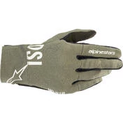 Alpinestars AS-DSL SHOTARO Green Fabric Motorcycle мотоперчатки