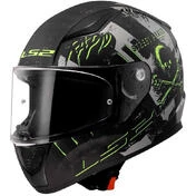 Ls2 FF353 RAPID 2 Pirates Matt Titanium Full Face Motorcycle Мотошлем