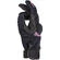 Motorcycle Gloves in Gms JET CITY Black Pink fabric