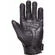 Custom Gms FLORIDA Black Leather Motorcycle Gloves