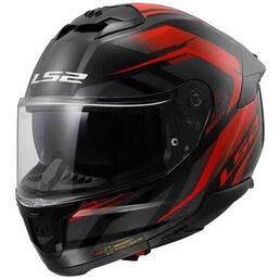 LS2 FF808 Stream II Fury Full Face Helmet Красно-черный