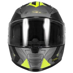 LS2 FF811 Vector II Splitter Full Face Helmet Matt Titanium / Fluo Yellow