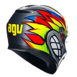 AGV K3 E2206 MPLK Full Face Helmet Birdy 2.0 Grey / Yellow / Red