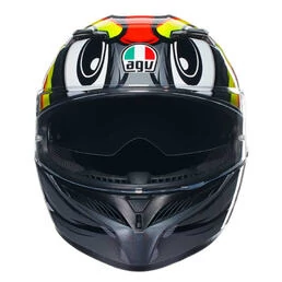 AGV K3 E2206 MPLK Full Face Helmet Birdy 2.0 Grey / Yellow / Red