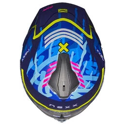 NEXX Y.100R Urbangram Full Face Helmet Indigo Blue MT