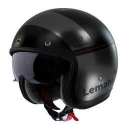 MT Helmets Le Mans 2 SV S Quality Open Face Helmet Matt Black / Grey