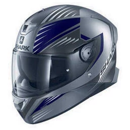 SHARK Skwal 2 Hallder Full Face Helmet Matte Anthracite / Blue / Anthracite