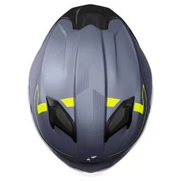 STORMER ZS 1001 Full Face Helmet Matt Taken Grey Neon Yellow