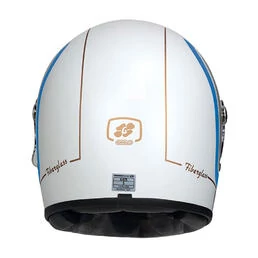 GARI G07X Fiberglass Full Face Helmet Sedona / Matt Black / Matt White