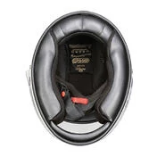 GARI G07X Fiberglass Full Face Helmet Sedona / Matt Black / Matt White