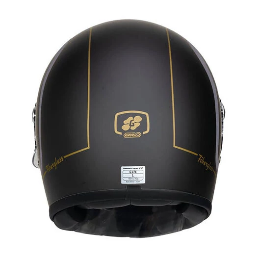 GARI G07X Fiberglass Full Face Helmet Sedona / Matt Black