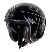 PREMIER HELMETS 23 Vintage NX 22.06 Open Face Helmet Черный