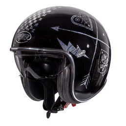 PREMIER HELMETS 23 Vintage NX 22.06 Open Face Helmet Черный