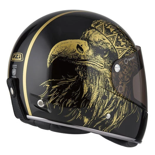 NZI Street Track 4 Full Face Helmet Glossy Boss Gold