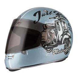 NZI Street Track 4 Full Face Helmet Glossy Bello Pearl White
