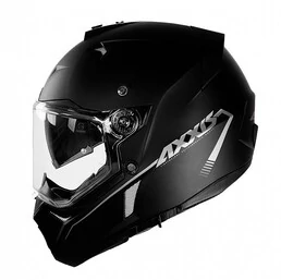 AXXIS MX803 Wolf DS Solid мотошлем дуалспорт черный матовый