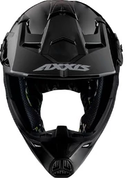 AXXIS MX803 Wolf Solid мотошлем кроссовый эндуро черный матовый