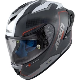 AXXIS FF104C Cobra Rage карбоновый мотошлем серый