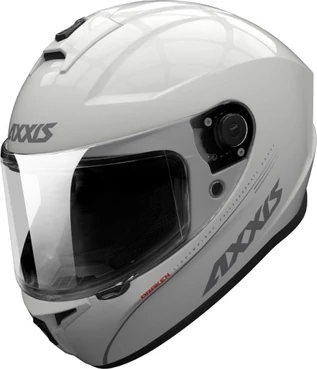 AXXIS FF112C Draken S Solid мотошлем белый