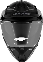 AXXIS MX803 Wolf DS Solid мотошлем дуалспорт черный матовый