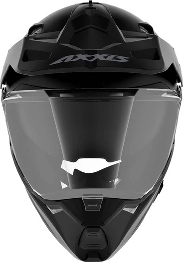 AXXIS MX803 Wolf DS Solid мотошлем дуалспорт черный матовый