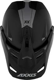AXXIS MX803 Wolf DS Solid мотошлем дуалспорт черный матовый