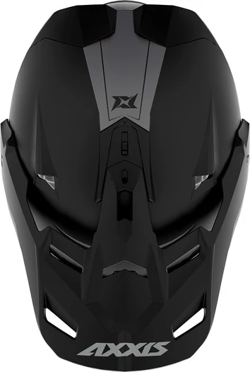 AXXIS MX803 Wolf DS Solid мотошлем дуалспорт черный матовый