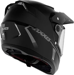 AXXIS MX803 Wolf DS Solid мотошлем дуалспорт черный матовый