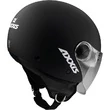 AXXIS Square Solid Black Matt мотошлем открытый черный матовый