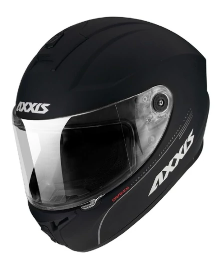 AXXIS FF112C Draken S Solid мотошлем черный матовый