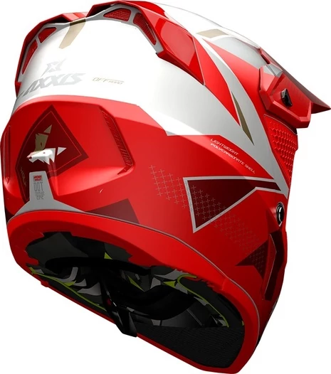 AXXIS MX803 Wolf Bandit Matt Red мотошлем кроссовый эндуро красный матовый (размер: s)