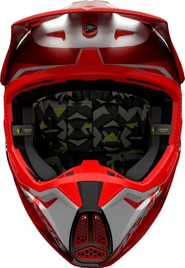 AXXIS MX803 Wolf Bandit Matt Red мотошлем кроссовый эндуро красный матовый (размер: s)