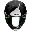 AXXIS FF103SV Racer GP SV Spike карбоновый мотошлем черный