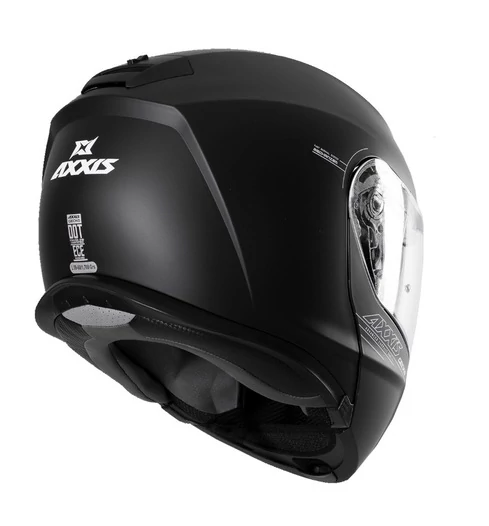 AXXIS FU403 SV Gecko SV Solid мотошлем модуляр черный матовый