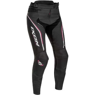 Ixon Lady Leather брюки Model Trinity Black White Fuchsia