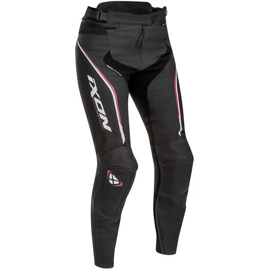 Ixon Lady Leather брюки Model Trinity Black White Fuchsia (размер: m)
