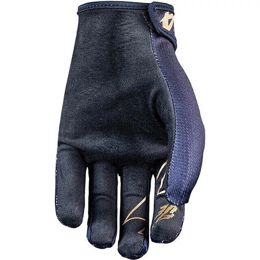 Motorcycle Gloves Five MXF4 THUNDERBOLT Black Gold
