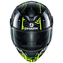 SHARK Skwal 2.2 Noxxys Full Face Helmet Black Yellow Silver
