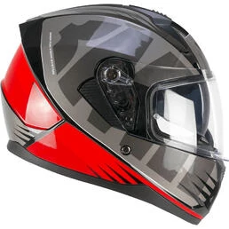 SKA-P 3MHA Speeder Sport Full Face Helmet Красно-серый