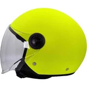 Bhr 832 Minimal Matt Yellow Motorcycle Jet Мотошлем