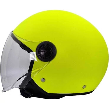 Bhr 832 Minimal Matt Yellow Motorcycle Jet Мотошлем