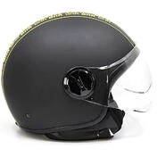 Bhr 835 Special Cool Black Motorcycle Jet Мотошлем