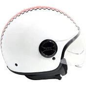 Bhr 835 Special Rush White Red Motorcycle Jet Мотошлем