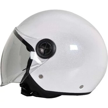 Bhr 832 Minimal Glossy White Motorcycle Jet Мотошлем