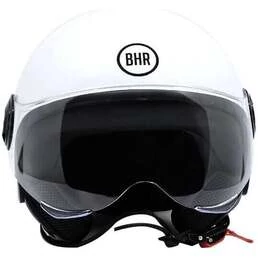 Bhr 835 Special Glossy White Motorcycle Jet Мотошлем