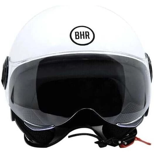 Bhr 835 Special Glossy White Motorcycle Jet Мотошлем