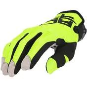 Motorcycle мотоперчатки in ACERBIS MX XH Green Fluo Black Fabric