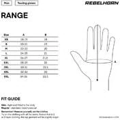 Adventure Rebelhorn RANGE Motorcycle мотоперчатки Black Anthracite Fluo Yellow